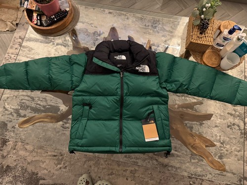 The north face black and - and, green