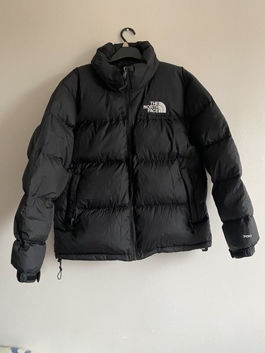 North face nuptse 700 black - face,